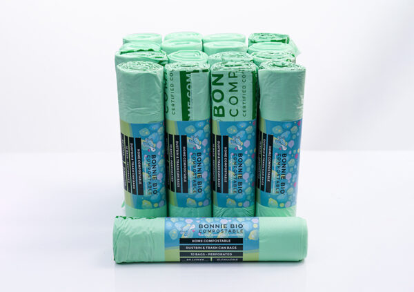 80L Compostable Garbage Bags – 20 Roll Box (10 Bags Per Roll)